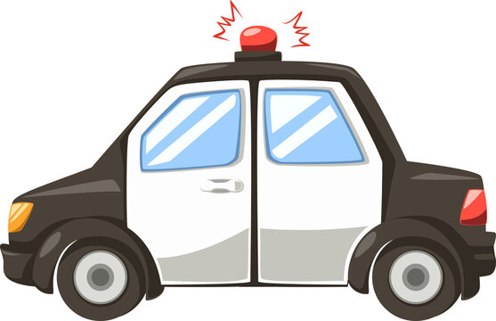 Police car illustration