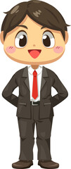 Fototapeta premium Businessman character design
