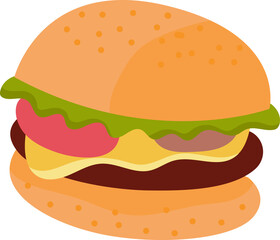 Hamburger illustration
