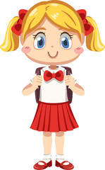 Student character illustration