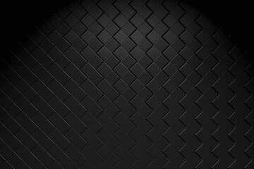 Naklejka premium Black abstract background, Grunge surface,Modern shape concept, 3d Rendering.