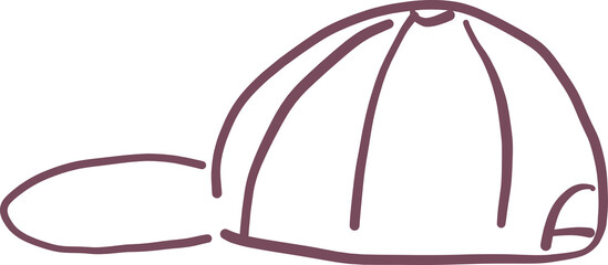 Hand Drawn Line Cap