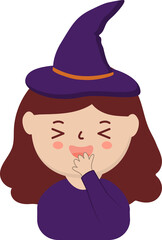 Witch character illustration