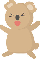 Fototapeta premium Happy koala character