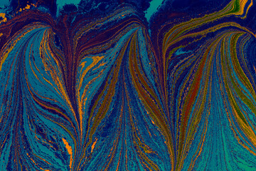 Abstract creative marbling pattern for fabric, design background texture