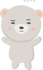 Bear character dizziness