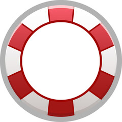 blank chip button