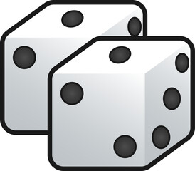 dice button icon
