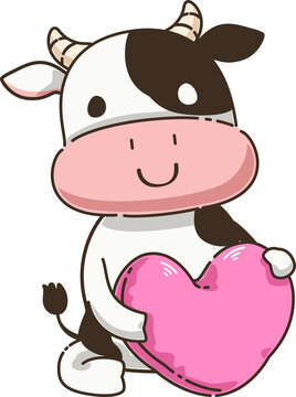 cow cute cartoon
