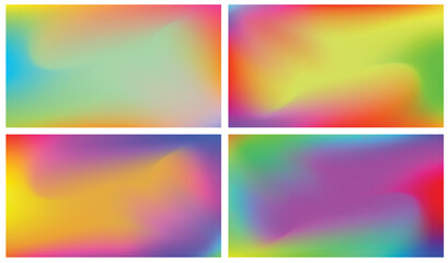 Obraz premium Colorful gradient background. Soft Color in trendy, Modern screen vector, Nature backdrop. illustration. for your graphic design, banner, poster, mobile app, dynamic cover, blurred Abstract bright