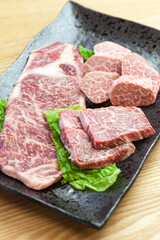 牛肉の盛り合わせ