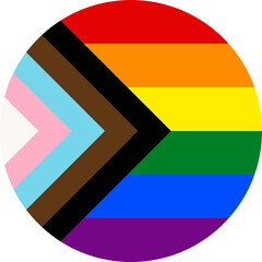  LGBTQ+ color. Pride symbol. Rainbow color for LGBTQ , The most widely known worldwide is the pride flag representing LGBT pride. Happy pride month.	