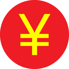 Fototapeta premium Yuan icon. Yen sign icon. Currency sign. Money symbol. Money Chinese yuan