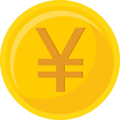 Fototapeta premium Yuan icon. Yen sign icon. Currency sign. Money symbol. Money Chinese yuan