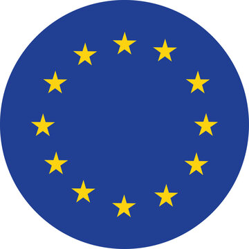European union flag, official colors and proportion correctly. Patriotic EU symbol