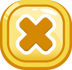 Obraz premium Square button