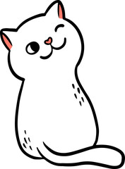 Cartoon cat illustration