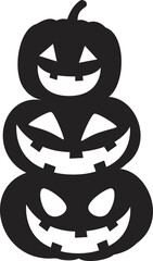 Halloween scary pumpkin