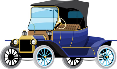 Antique car illustration