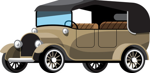 Antique car illustration