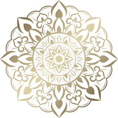 mandala vintage design with floral ornament pattern
