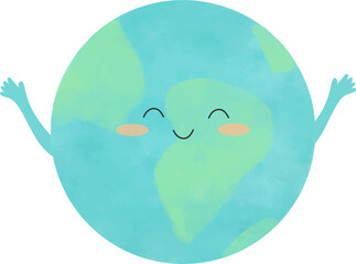 Saving the planet in watercolor