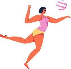 beach volleyball clipart