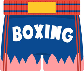 boxing shorts clipart