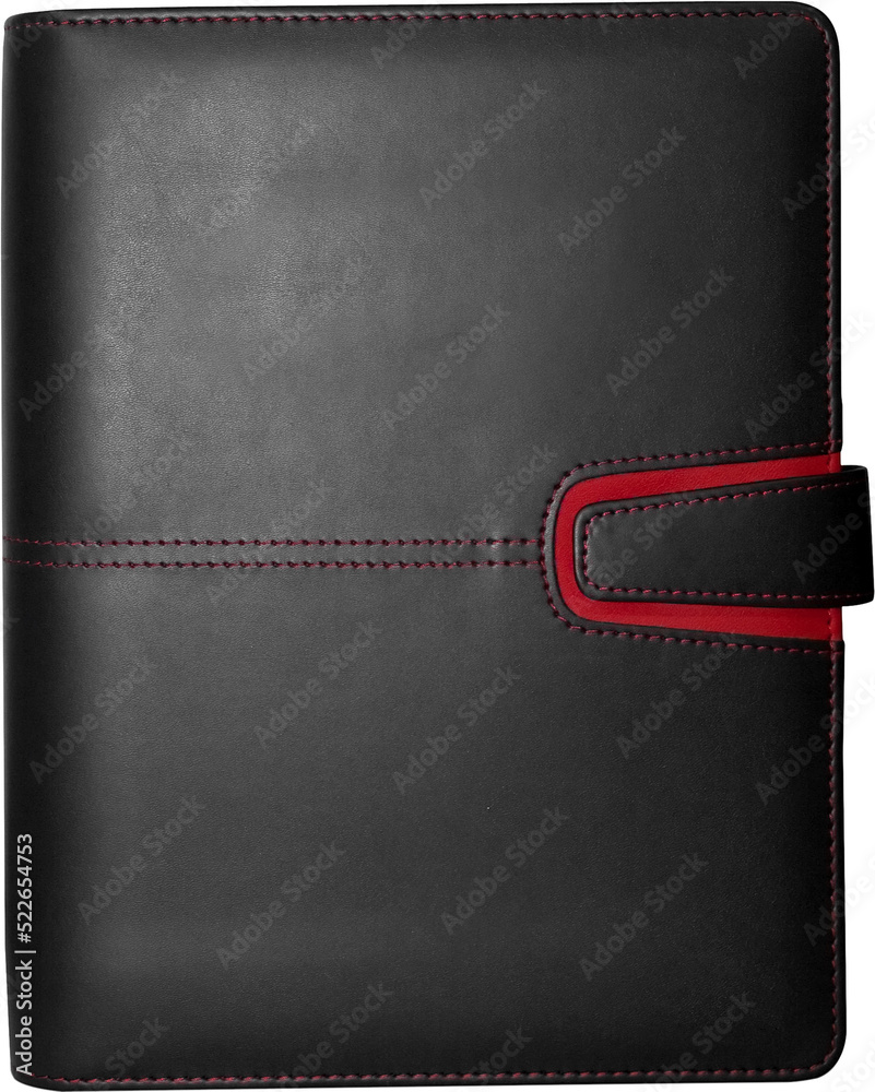 Poster notebook cover isolated, Clipping paths for design work empty free space mock up