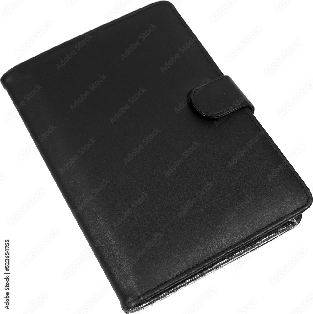 Poster notebook cover isolated, Clipping paths for design work empty free space mock up