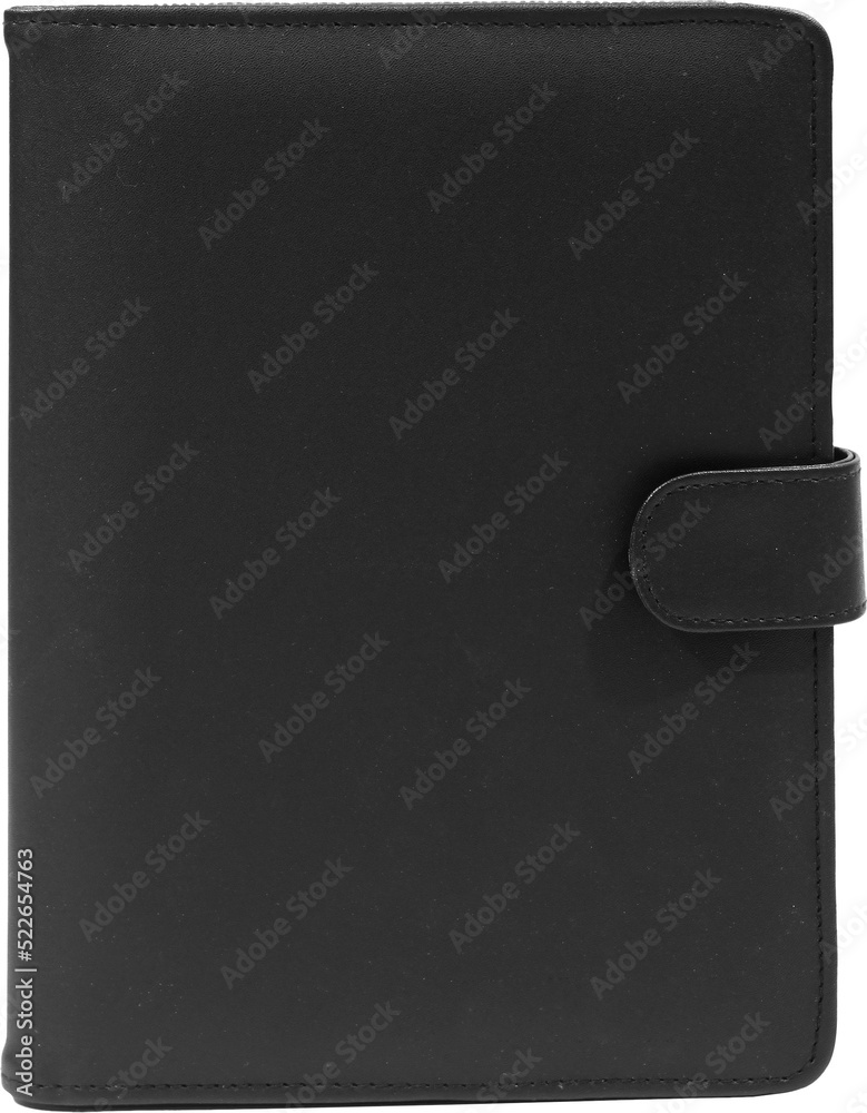 Poster notebook cover isolated, Clipping paths for design work empty free space mock up