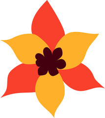 Flower Cutout Illustration