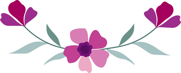 Flower frame for decorative