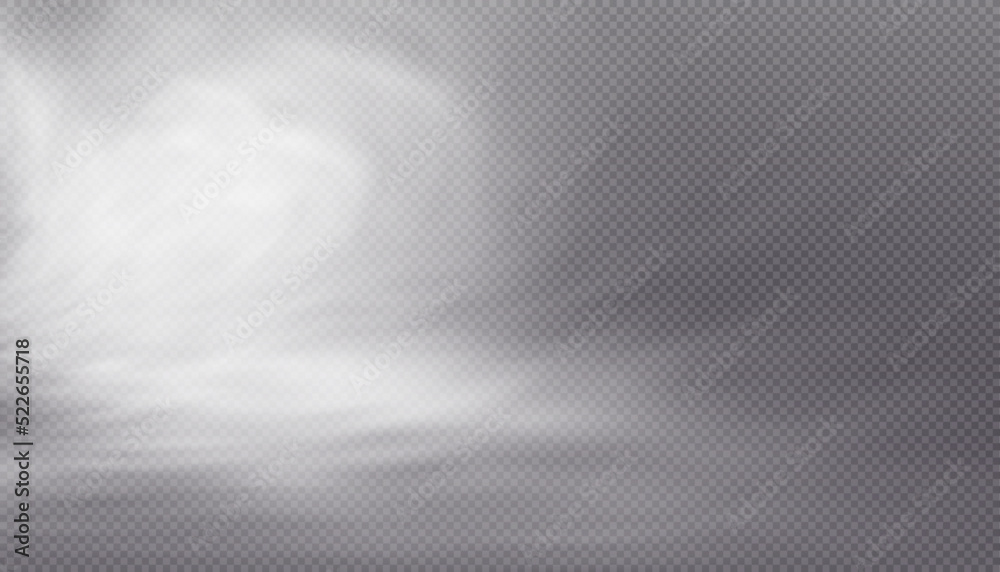 Poster translucent smoke or foggy cloud isolated on a transparent background. abstract smoke texture explos