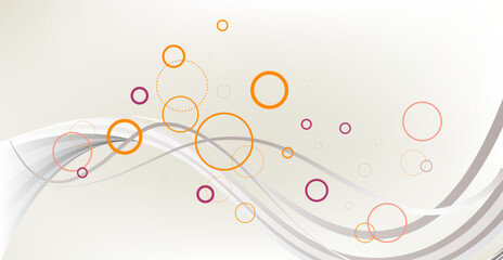 Abstract technology background with equalizer light effect. Visualization of sound waves.