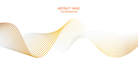 Abstract modern colorful wavy stylized line background .blending gradient colors It used for Web, Mobile Applications, Desktop background, Wallpaper, Business banner, poster.Using blend tool.