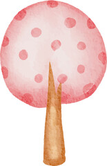 Watercolor Tree Illustration