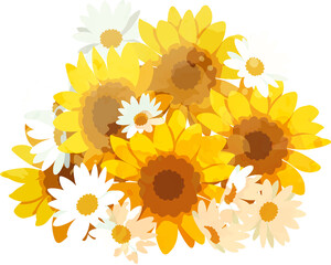 Watercolor Flower Bouquet