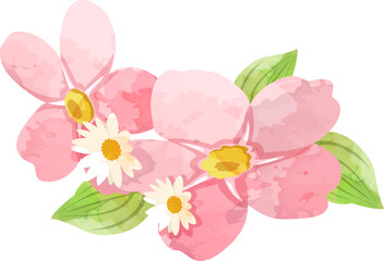 Watercolor Flower Bouquet