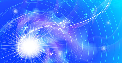 Abstract bright background with dynamic circles. Abstract design template for brochures, flyers, magazines, business cards, branding, banners.