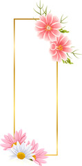 flower frame nice clipart