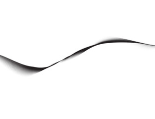 Halftone Background. Gradient Halftone dots wave abstract background. Data technology wave background.