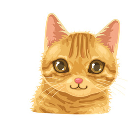 Fototapeta premium cat cute clipart
