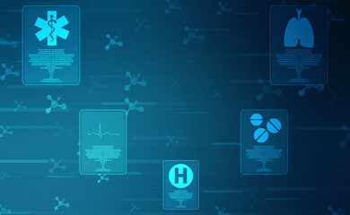 Medical and Health care concept background, Medical Science, Biotechnology concept background