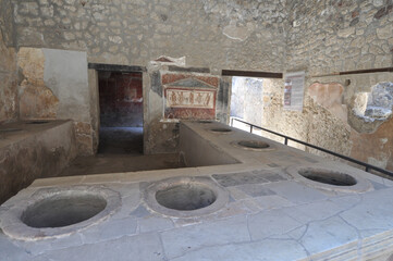 Pompeii archeological site in Pompeii