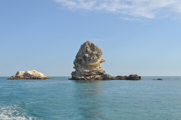 White cliffs in Vieste