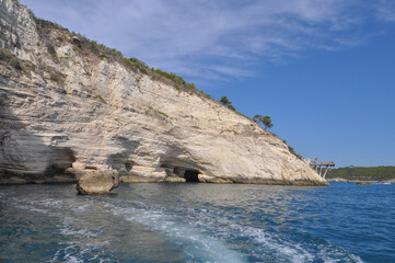 White cliffs in Vieste