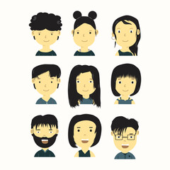 Male Female Face Avatar