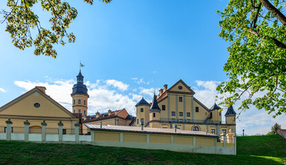 Fototapeta na wymiar Nesvizh Castle is a castle of the Radziwill family.