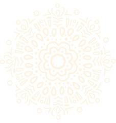 Mandala pattern ornament hand drawing illustration symmetrical meditation art